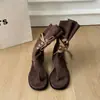 Sandálias Romanas Plataforma com Dedos Separados para Mulheres, Novas Botas Curtas Tendência Verão 2026, Sandálias Chinelo com Dedos Separados Fashion