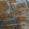 Broca de unha popular de tamanho pequeno e médio transparente champanhe plana formato especial diamante joia de unha strass de unha dourado atacado