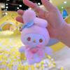 Llavero de Peluche Kuromi de Orejas Grandes Estilo Chica Linda Famosa en Internet, Colgante de Perro Cinnamoroll, Liga para el Cabello, Cuerda para el Cabello