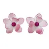 Pendientes, tachuelas, pendientes florales, pendientes de venta caliente transfronterizos, lujo ligero, sensación de alta gama, pendientes exagerados, pendientes para mujer, tachuelas para mujer