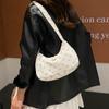 Otoño 2025 Nueva Moda Bolso de Hombro Versátil Patrón de Moda Bolso de Axila Versión Coreana Bolso Cruzado Lindo de Nicho