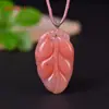 Flor de Melocotón Natural Donut Relleno Manzana Nube Auspiciosa Candado Colgante de Jade Anillo de Paz Colgante Suministro en Vivo Suministro de Comercio Exterior