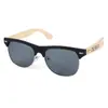Moda Nueva Transfronteriza Estilo Coreano Patas de Bambú Metal de Bambú Gafas de Sol Protección Solar y Protección UV