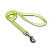 Coleira para Pet Personalizada pelo Fabricante com Cor Luminosa Nylon Refletivo Coleira para Cachorro Pequeno, Médio e Grande Corrente Externa