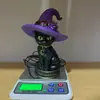Lâmpadas de Chapéu de Bruxa de produto novo transfronteiriço resina gótico noite de Halloween lâmpada de chapéu de gato bruxa ornamento