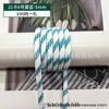 Cuerda redonda de poliéster y algodón de 5 mm de colores para cordón de ropa y equipaje, cuerda trenzada con núcleo de poliéster estampado, en stock, venta al por mayor