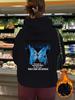 Sudadera de mujer transfronteriza de otoño e invierno con bolsillo tipo canguro y capucha de manga larga con forro polar grueso con estampado ZACH BRYAN