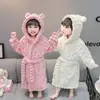 Pijamas de Otoño e Invierno para Niños, Ropa Larga para Casa de Niños Pequeños y Medianos, Pijamas Espesos para Bebé, Batas de Casa Estilo Princesa para Mantener Caliente