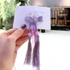 Estilo Pasador Hada Hanfu Súper Hada Infantil Adulto Accesorios para el Cabello Antiguos Tocado Borla Retro Fluyente Pasador de Ropa Antigua