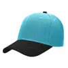 Suministro Directo de Fábrica Gorra de Béisbol de Color Liso Personalizada con Logo al por Mayor Gorra Simple Negra con Visera para Hombres y Mujeres