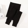 Medias de Otoño e Invierno para Niños Pantalones de Una Pieza de Cachemira para Usar en el Exterior Pantalones Cálidos hasta el Tobillo Pantalones de Algodón Leggings Gruesos con Forro Polar para Niñas