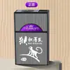 Pacote com 20 porta-cigarros, adequado para cigarros de maço macio e duro, com tampa deslizante de metal, resistente a amassados e projetado para homens; um conjunto de porta-cigarros de plástico, adequado para todos os tipos de cigarros, e fácil de carregar