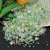 Flores Artificiais de Rosa Mista Abs Não Poroso Pérola de Imitação Contas Soltas Acessórios para Joias DIY Presilhas de Cabelo Feitas à Mão Materiais para Nail Art