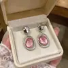 Pendientes Ovalados de Acrílico Estilo Minimalista Francés, Pendientes Colgantes de Alta Gama, Diseño de Nicho, Pendientes Versátiles para Mujer
