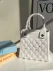Bolsa Eva Transfronteiriça DIY Combinando Quadrado Pequeno Perfurado Bolsa de Armazenamento Impermeável Bolsa de Mão Cor de Doce Combinação Diária Estilo de Nicho