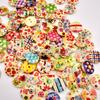 Botones de 15 mm de colores variados al por mayor de fábrica, botones de cuadrícula europeos y americanos, accesorios de ropa de bricolaje, botones decorativos