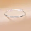 Pulsera de Nudo de Bambú y Hoja de Bambú de Plata Pura 9999, Estilo Nuevo, Lujo Ligero, Versátil, Pulsera de Plata Pura de Alta Calidad, Regalo para Novia