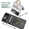 Para hombres y mujeres nueva funda de teléfono Samsung zflip4 con hebilla de anillo personalidad creativa ranura para bolígrafo con lápiz táctil Marca de moda