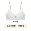 Lingerie floral de renda para mulheres com pouco busto, projetada para fornecer suporte, prevenir a flacidez e modelar os seios, oferecendo suporte suave, conforto e um visual sem marcas, adequada para mulheres jovens