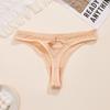 Nuevo Tanga Sexy de Color Sólido para Mujer Personalizado con Borlas Hueco Sin Costuras Ropa Interior Transpirable y Cómoda Ropa Interior para Mujer Transfronteriza