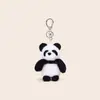 Auténtico estilo pastoral europeo, mini peluche de animales pequeños de dibujos animados, llavero colgante pequeño y exquisito para bolsa, pequeños adornos colgantes
