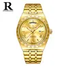 Nuevo reloj impermeable luminoso para hombre de la marca suiza Rui Zhi Yuan, reloj de cuarzo ultradelgado, superventas transfronterizo de alta gama