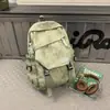 Mochilas para Meninos, Alunos do Ensino Fundamental II, Mochilas Ins, Alunos do Ensino Médio, Roupas de Trabalho Femininas com Aparência Sofisticada, Mochilas de Grande Capacidade, Estilo Coreano Preto e Branco