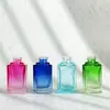 Ventas Directas de Fábrica Botella Cuadrada de 20ml Botella Dispensadora de Loción Líquida para Base de Maquillaje Líquido para Esencia Cosméticos Venta al por Mayor Tipo de Presión En Stock