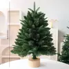 Mini Árvore de Natal para Comércio Exterior, Decorações de Vitrine e Mesa de Natal, Enfeites de Árvore de Natal Despida, Atacado em Estoque