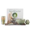 Conjunto de Tigelas de Matcha Japonês Transfronteiriço com Bico, Tigela de Chá de Cerâmica, Batedor de Chá, Colher de Chá, Conjunto de 4 Peças, Conjunto de 8 Peças, Ferramentas para Preparo de Chá
