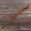 Horquilla de recuerdo turístico, accesorios antiguos Hanfu, broche de madera para el cabello, placa para el cabello, tocado vintage hecho a mano, tocado de sándalo al por mayor