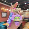 Chaveiro de bebê chorando em desenho animado, pingente tridimensional fofo para mochila de meninas, acessórios, chaveiro de carro para casal, atacado