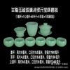 Vidro Queimado Congelado Chinês Jade Porcelana Copo Mestre Copo Único Copo de Degustação de Chá Conjunto de Chá Kung Fu Tampa de Copo de Justiça Tigela Copo Cabaça Polimento