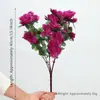 Flores artificiales moradas personalizadas para bodas, decoración de hoteles, paisajismo, caminos florales decorativos, paredes de flores, flores falsas, arreglos florales de plástico