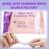 Comercio Exterior Transfronterizo Toallitas de Higiene Personal Ácido Bórico Toallitas Femeninas Toallitas Yoni Ácido Bórico