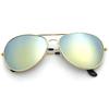 Gafas de sol de metal estilo aviador para adultos de alta calidad para hombre, coloridas, modernas, 3026, gafas de sol de sapo, puesto de venta al por mayor