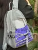 Mochila Ligera para Deportes al Aire Libre Mochila para Viajes Cortos Hombres y Mujeres Empalme Color Contrastante Casual Impermeable Bolsa de Montañismo Mochila Escolar