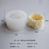 Molde de Resina DIY para Maceta de Flores, Maceta para Suculentas, Yeso Cemento, Adornos para Macetas, Molde de Silicona para Vela de Aromaterapia