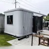Oficina Móvil en Contenedor para Exteriores, Casa Prefabricada, Cápsula Espacial, Caseta de Seguridad para B&B, Casa Contenedor con Decoración