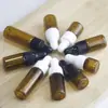 Envio 5ml frasco marrom conta-gotas de vidro 3ml amostra de teste 1ml frasco com tubo de puxar 2ml