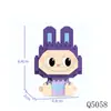 Figuras de Dibujos Animados Sanrio de Marvel Animation Transfronterizas, Bloques de Construcción Pequeños de Micropartículas Lego, Juguetes Educativos, Venta al por Mayor de Fabricantes