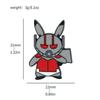 Lindo broche de Pikachu de dibujos animados superhéroe Pikachu Bebé Mágico Bao Ke Meng accesorios de insignia de personalidad