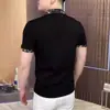 Camisa Polo de Manga Corta para Hombre de Verano Nueva en Stock al por Mayor con Cuello de Solapa a la Moda, Top Versátil de Corte Ajustado para Hombre