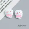 Accesorios de Resina de Gato Conejo Lindo de Dibujos Animados DIY Hechos a Mano Pinzas para el Cabello Cuerdas para el Cabello Fundas para Teléfonos Móviles Materiales para Tazas de Agua de Coches Eléctricos
