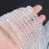 Miçangas de Vidro Coloridas Espaçadoras Ábaco de Vidro Miçangas Espalhadas Âmbar Conta Formato OVNI Joias DIY Acessórios com Miçangas
