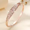 Deseo a Amazon Europa y Estados Unidos nuevo brazalete simple micro incrustado con circonita brazalete anillo fábrica suministro directo