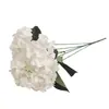 Nuevo ramo decorativo de hortensias artificiales para bodas, flores falsas, accesorios de estudio fotográfico de bodas con hortensias artificiales al por mayor