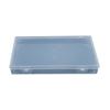 Caja rectangular transparente para almacenamiento de papelería, caja de plástico transparente PP, caja de exhibición de muestra para accesorios de hardware