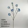 Materiales Florales Azul Cielo para Bodas, Flores de Seda, Arreglos Florales para Celebraciones de Bodas, Decoraciones Florales para Salones, Flores Decorativas Suaves para Techos, Flores para Pasillos