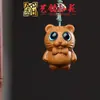 Pingente de Corrente para Celular Sapo de Madeira Arco-Íris Yiming Xianyuan Sandália Criativa de Sândalo Animal Desenho Animado Sapo Ornamento